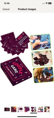 COUPLE CARD GAME: Couple Game 18+ Adult Question Valentines Day Date Night Fun