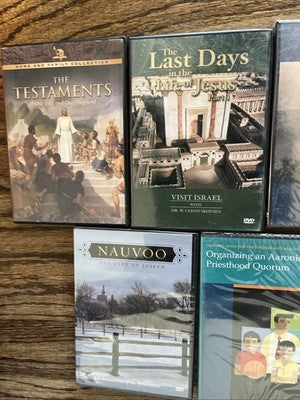 DVD Lot 7 Living Scriptures Nest Visit Israel Testaments Nauvoo Priesthood More