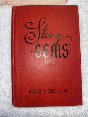 VINTAGE BOOK 1955 Story Gems Albert L.  Zobell Jr Inscribed Hardcover VTG Slip