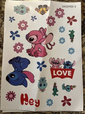 Jumbo Wall Stickers Disney Lilo & Stitch & Angel 1â-12â Wall Decor Kids Room Big