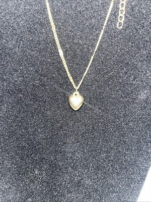 NEW 19â Women's Gold Heart Pendant Necklace Fashion Jewelry Quality Valentines