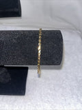 NEW Gold Bangle Bracelet Twisted Quality Fashion Jewelry Valentines Anniversary