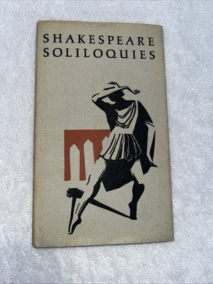 VINTAGE BOOK 1960 SOLILOQUIES SPEECHES WILLIAM SHAKESPEARE Hardcover VTG Slip