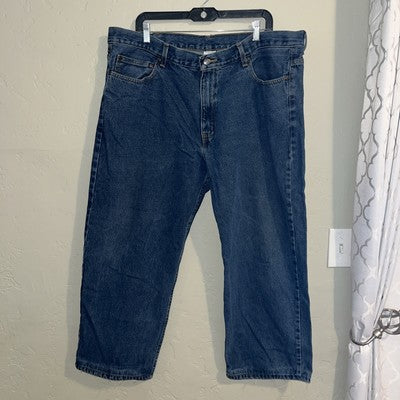 Vintage Faded Glory Jeans 42x32 Wide Leg Blue Baggy Y2K Grunge Street Menâs Teen