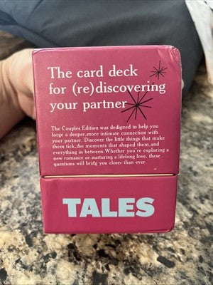 Tales Couples Edition Conversation Starter Cards 150 Unique Questions Game Night