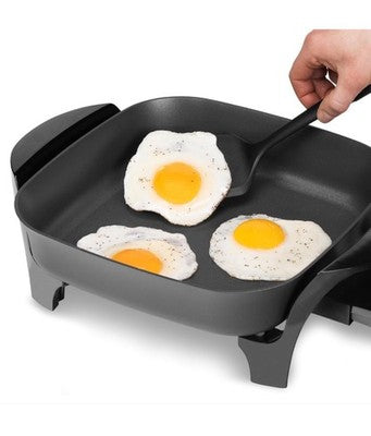 NEW Presto Black 11-inch Electric Skillet with Glass Lid 06626 Stay Cool Knob