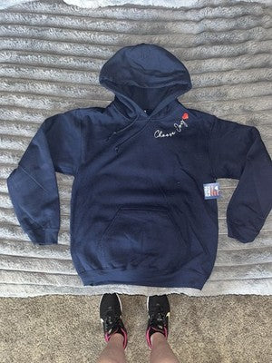 Choose Joy Hoodie SMALL Pullover Sweater Inspirational Kindness motivational