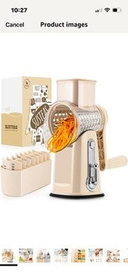 NEW Replacement Blades For Rotary Cheese Grater Vegetable Shredder Food Slicer