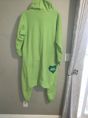 NewCosPlay CareBears Goodluck Bear Green Adult Small Halloween Costume Fuzzy S