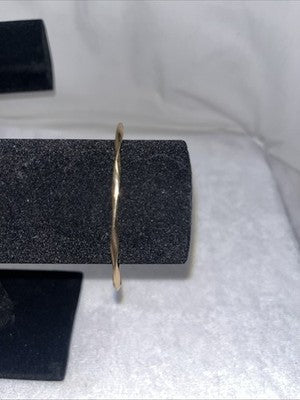 NEW Gold Bangle Bracelet Twisted Quality Fashion Jewelry Valentines Anniversary
