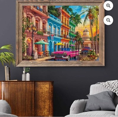 NEW PUZZLE Anatolian Havana Sunset 1500 Piece Puzzles 4574 Jigsaw Pink Car