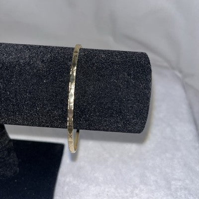 NEW Gold Bangle Bracelet Texture Quality Fashion Jewelry Valentines Anniversary