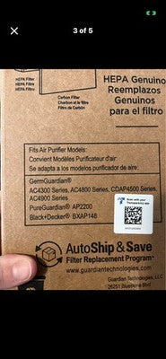 GermGuardian Superior HEPA Air Filter Replacement Wildfire Smoke Defense AC4825