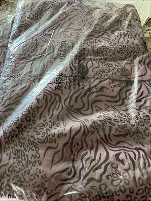 NWT Oopera Reversible Jacket LARGE Style J2302RW-3 Purple/Black Leopard Cheetah