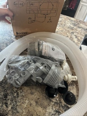 Intex Pool Pump Kit Model 12352#P1 with Hoses and Fittings â New in Box