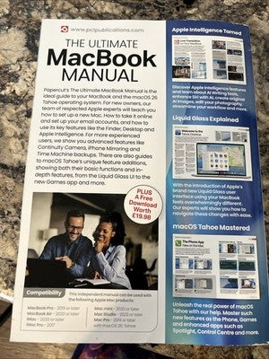 Magazine The Ultimate Macbook Manual Central Guide Apple Macbook & MacOS Tahoe