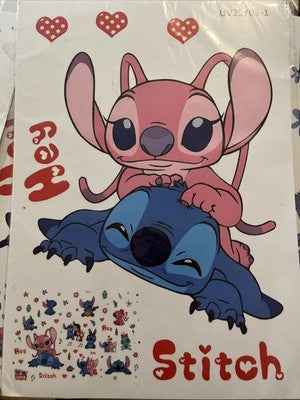 Jumbo Wall Stickers Disney Lilo & Stitch & Angel 1â-12â Wall Decor Kids Room Big