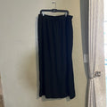SHEIN Curve 3XL Long Black Skirt Side Slits Plus Size Lightweight Long Flowy