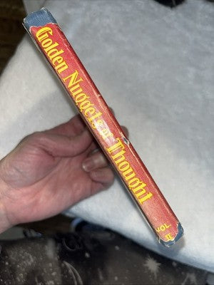 VINTAGE BOOK 1955 Golden Nuggets of Thought Volume 2 Erza L. Marler VTG Slip