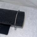 NEW Silver Bangle Bracelet Twist Quality Fashion Jewelry Valentines Anniversary