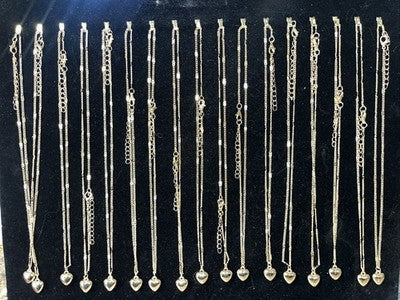 NEW 19â Women's Gold Heart Pendant Necklace Fashion Jewelry Quality Valentines