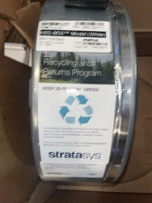 NEW Stratasys FDM Plus 92 ABS-M30 (White) Filament Canister Fortus PN 355-02111