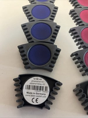 NEW LOT 14 Faber Castell Einzelfarbe Connector  Ultramarine Magenta Yellow/green