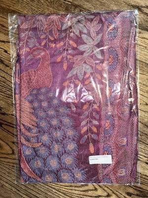 Magic Scarf Peacock Magenta XG2852MG Pashmina Style Shawls Scarfs Fringe 72âx27â