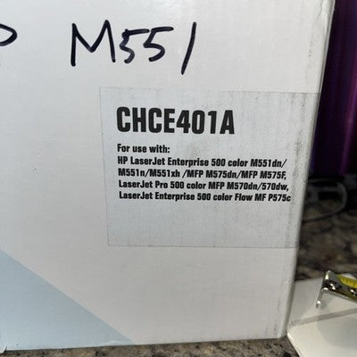 Laser Toner Blue CHCE401A For HP LaserJet Enterprise 500 M551 M575 Pro MFP M570