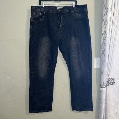 Beyond The Limit Jeans 44 X 33 Black Baggy Wide Leg Y2K 90s Grunge Teen Style