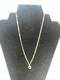NEW 19â Women's Gold Heart Pendant Necklace Fashion Jewelry Quality Valentines