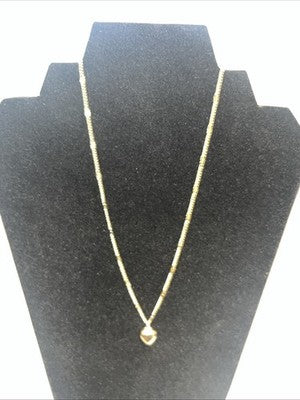 NEW 19â Women's Gold Heart Pendant Necklace Fashion Jewelry Quality Valentines