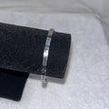 NEW Silver Bangle Bracelet Stars Quality Fashion Jewelry Valentines Anniversary