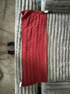 NEW Pretty Persuasions Sweater Wrap Poncho Jacket Stylish HBM442 RD Top Maroon