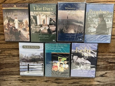 DVD Lot 7 Living Scriptures Nest Visit Israel Testaments Nauvoo Priesthood More