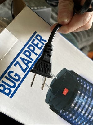 NEW Bug Zapper 12W 50/60HZ 100M Area Coverage Chemical Free Plug In