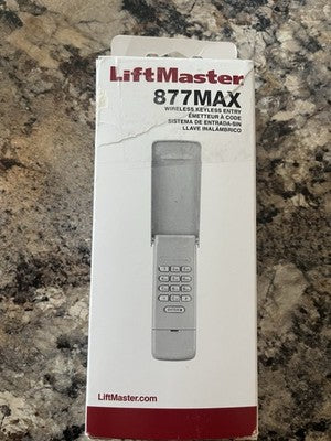LiftMaster 877MAX Wireless Keyless Entry Garage Door Opener Keypad Chamberlain