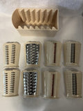 NEW Replacement Blades For Rotary Cheese Grater Vegetable Shredder Food Slicer