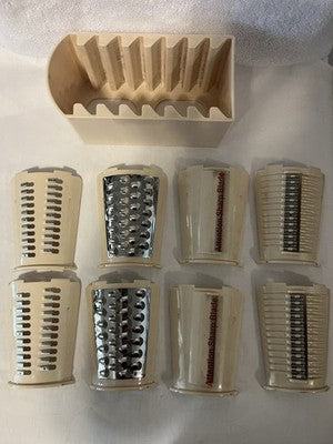 NEW Replacement Blades For Rotary Cheese Grater Vegetable Shredder Food Slicer