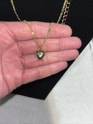 NEW 19â Women's Gold Heart Pendant Necklace Fashion Jewelry Quality Valentines