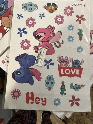 Jumbo Wall Stickers Disney Lilo & Stitch & Angel 1â-12â Wall Decor Kids Room Big