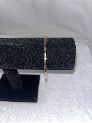 NEW Gold Bangle Bracelet Texture Quality Fashion Jewelry Valentines Anniversary