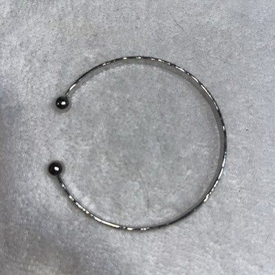 NEW Silver Bangle Bracelet Swirl Quality Fashion Jewelry Valentines Anniversary