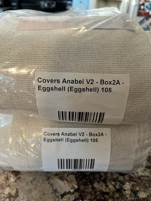 NEW ANABEI V2 Sofa Cover Eggshell (Box2A) 105 Replacement Slip Couch High End