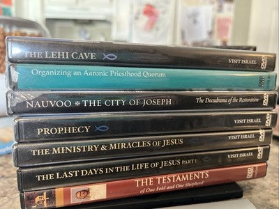 DVD Lot 7 Living Scriptures Nest Visit Israel Testaments Nauvoo Priesthood More