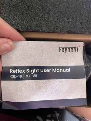 Feyachi RSL-18 RSL-88 Reflex Sight Red Green 1x Rifle Picatinny Multi-Reticle