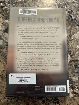 Coffin Corner Boys First Edition WWII B-17 Flying Fortress History Hardcover HC