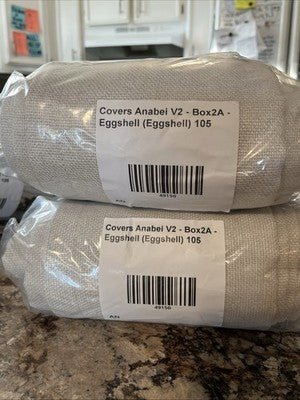 NEW ANABEI V2 Sofa Cover Eggshell (Box2A) 105 Replacement Slip Couch High End
