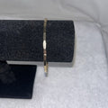 NEW Gold Bangle Bracelet Texture Quality Fashion Jewelry Valentines Anniversary