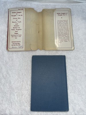 VINTAGE BOOK 1955 Golden Nuggets of Thought Volume 2 Erza L. Marler VTG Slip